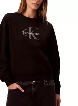 Bluza Calvin Klein LS MONOLOGO FRENCH TERRYRLXD CR