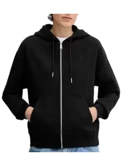 Bluza cu fermoar Calvin Klein ARCHIVE LOGO FRENCH TERRYFZ HOO