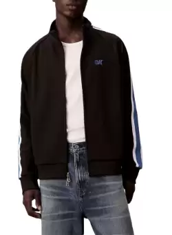 Bluza cu fermoar Calvin Klein STRETCH TWILL TRACK JACKET
