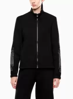 Bluza cu fermoar EA7 TRAIN LOGO SERIES W T-TOP FZ TAPE