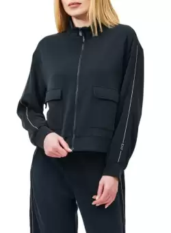 Bluza cu fermoar EA7 W T-TOP FZ TAPE