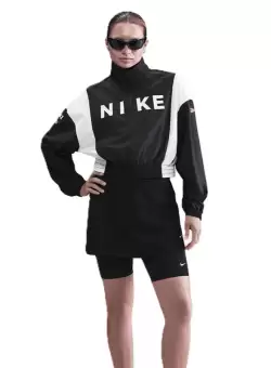 Bluza cu fermoar Nike W NSW CLSSC WVN REMIX LTWT PO