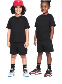 Compleu Nike NKN TECH FLEECE TEE SHORT SET