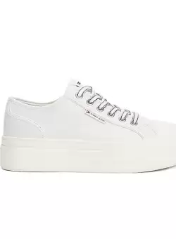 Pantofi sport Tommy Hilfiger TJW FOXING VULC LC LEATHER