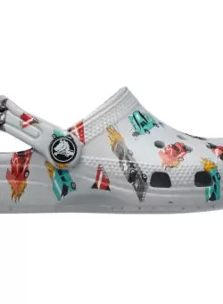 Papuci Crocs Classic Race Cars Graphic Cg T