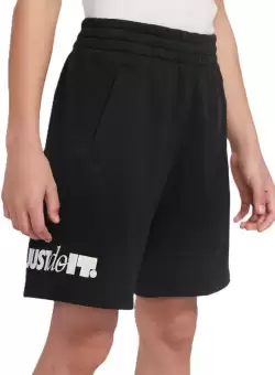 Sort Nike K NSW CLUB FT SHORT JDI HBR