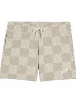Sort Puma ESS GRAPHIC Mid-Rise AOP Shorts 5"