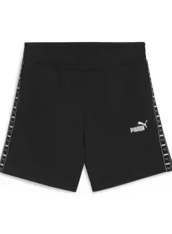Sort Puma ESS TAPE High-Waist Shorts 5"