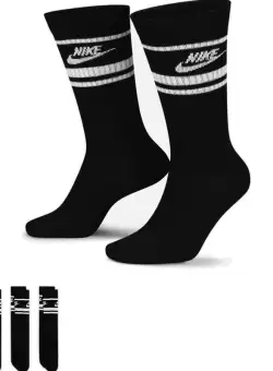 Sosete Nike U Nk Nsw Everyday Essential crew 3PR 144 STRIPES