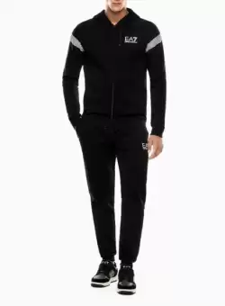 Trening EA7 TRAIN 7 LINES M T-SUIT HOODIE FZ CH BR