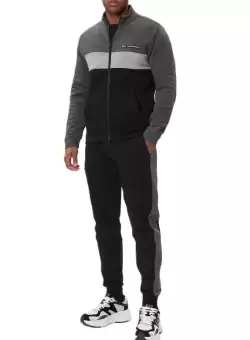 Trening EA7 TRAIN ATHLETIC COLOUR BLOCK M T-SUIT FZ CH COPL