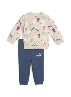 Trening Puma MINICATS AOP Crew Set FL INF