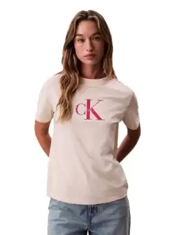 Tricou Calvin Klein HERO SS CLASSIC MONOLOGOCNECK T