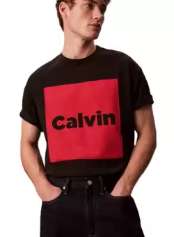 Tricou Calvin Klein SS 16S IO CALVIN BOX GRAPHICTEE