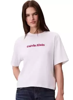 Tricou Calvin Klein SS 2 TONE 3D EMBROIDERYLOGO TEE