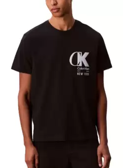 Tricou Calvin Klein SS 20S EU CK OVERLAP GRAPHIC TEE