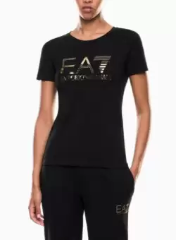 Tricou EA7 TRAIN LOGO SERIES W TEE SS METAL STUDS