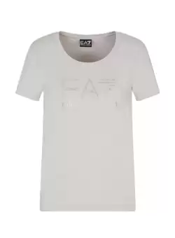 Tricou EA7 TRAIN LOGO SERIES W TEE SS RN FANCY STRASS