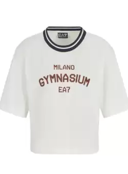 Tricou EA7 W CROP TEE SS