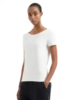 Tricou EA7 W HANDWRITTEN TEE CROSSOVER