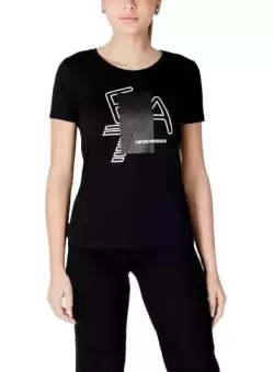 Tricou EA7 W TEE SS BOX LOGO CROSSOVER