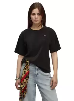 Tricou Puma ESS ELEVATED Relaxed Velour Rib Tee