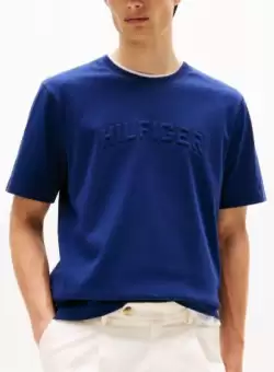 Tricou Tommy Hilfiger HILFIGER ARCH EMBOSSED TEE