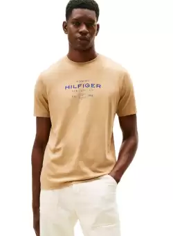 Tricou Tommy Hilfiger HILFIGER STACK GRAPHIC TEE