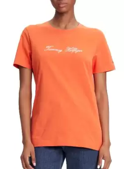 Tricou Tommy Hilfiger SCRIPT REG C-NK SS T-SHIRT