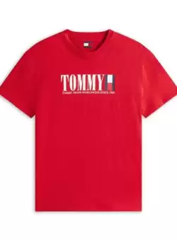 Tricou Tommy Hilfiger TJM REG TOMMY DNA FLAG TEEEXT