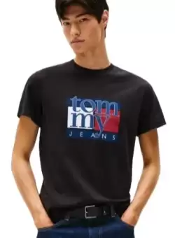 Tricou Tommy Hilfiger TJM SLIM RWB FLAG TEE EXT