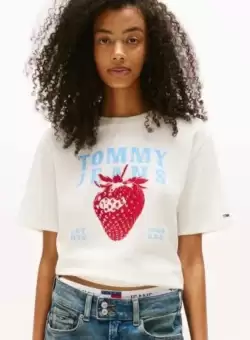 Tricou Tommy Hilfiger TJW RLX TJ STRAWBERRY TEE