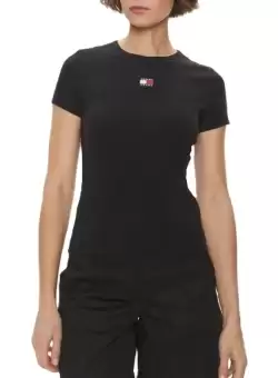 Tricou Tommy Hilfiger TJW SLIM BADGE RIB TEE