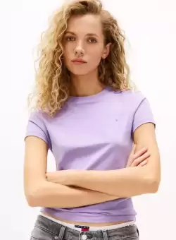 Tricou Tommy Hilfiger TJW SLIM LINEAR SS TEE EXT