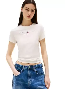 Tricou Tommy Hilfiger TJW SLIM TJ US LINEAR SS TEE